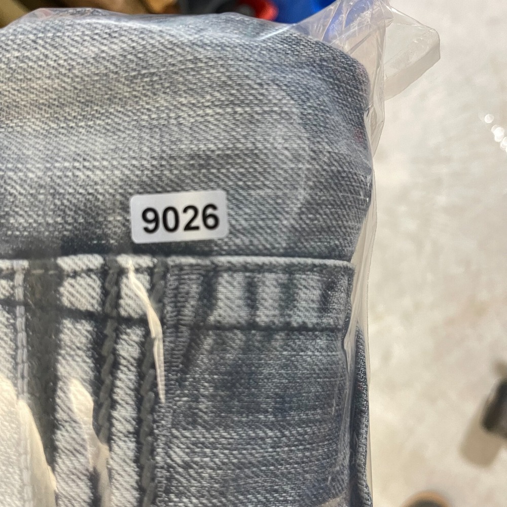 Flypaper Jeans Mens 40x29 Blue Pants Denim Boot Cut Grunge Y2K Buckle Tag 38x30 - Picture 14 of 14